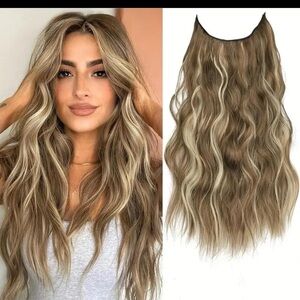 Natural Wavy Hair Extension - Blonde